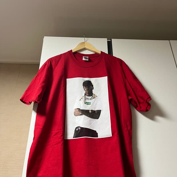 [L] 슈프림 타일러 반팔 티셔츠 레드