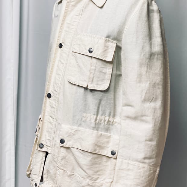 cp컴퍼니 밀레밀리아 고글 린넨 사파리 100사이즈(105사이즈도 가능)