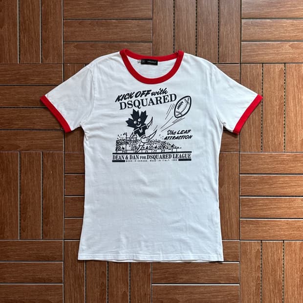 Dsquared2 printing ringer 1/2 tee