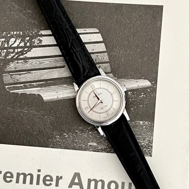 OMEGA 오메가 드빌 프레스티지 실버 여성 시계 