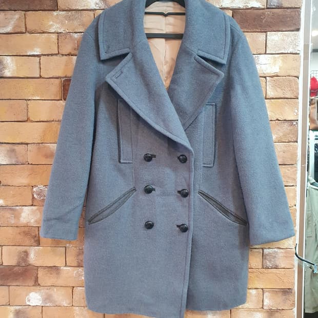 시스템 핸드메이드 더블 코트 