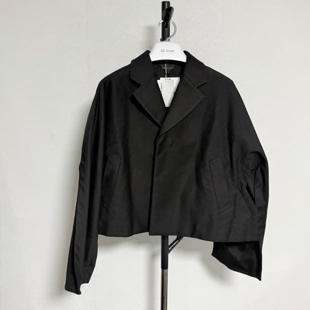 새상품 24ss 꼼데가르송 컬렉션라인 2차원 평면자켓 m