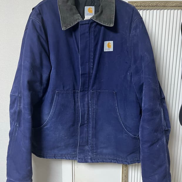 빈티지 칼하트 J02 NVY 44 Tall