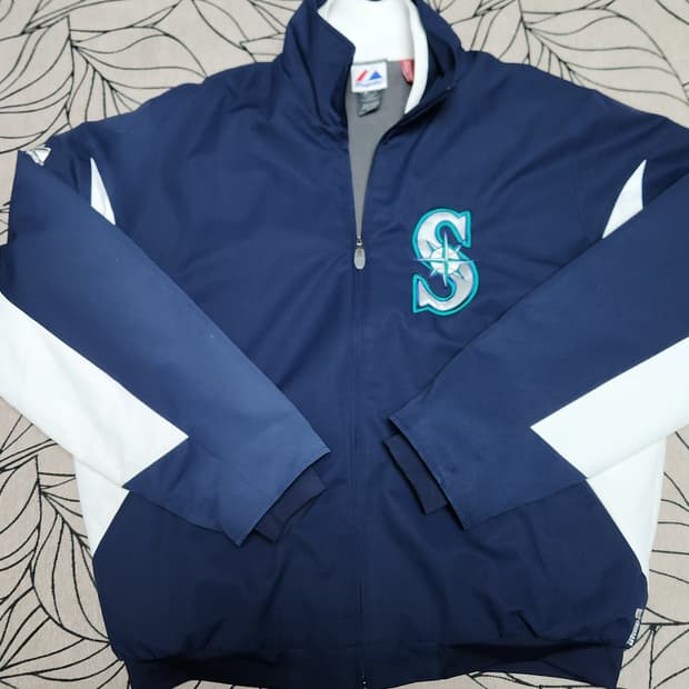 마제스틱  시애틀마리너스  써마핏 웜업 야구 점퍼 105~110