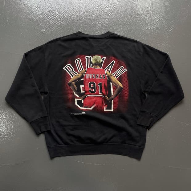 90s 데니스 로드맨 스웻셔츠