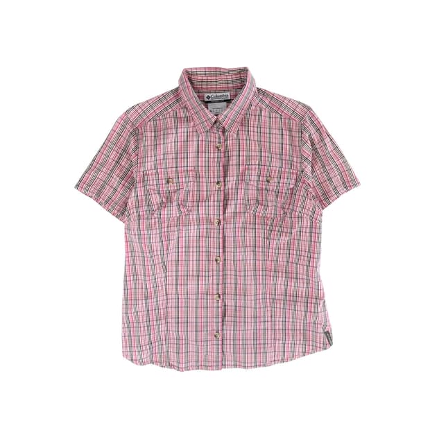 컬럼비아 체크 셔츠 woman m