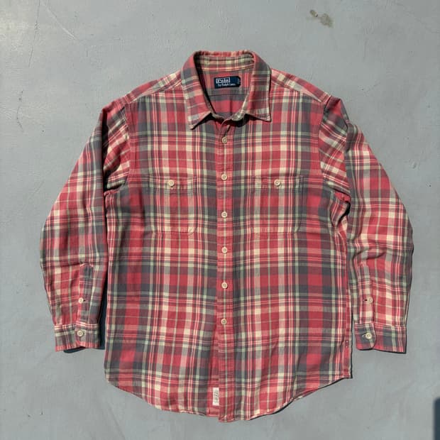 폴로 랄프로렌 헤리티지 프란넬 워크셔츠 