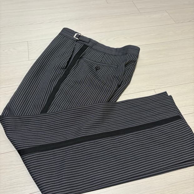 꼼데가르송 셔츠 사이드라인 스트라이프 슬랙스 팬츠 30