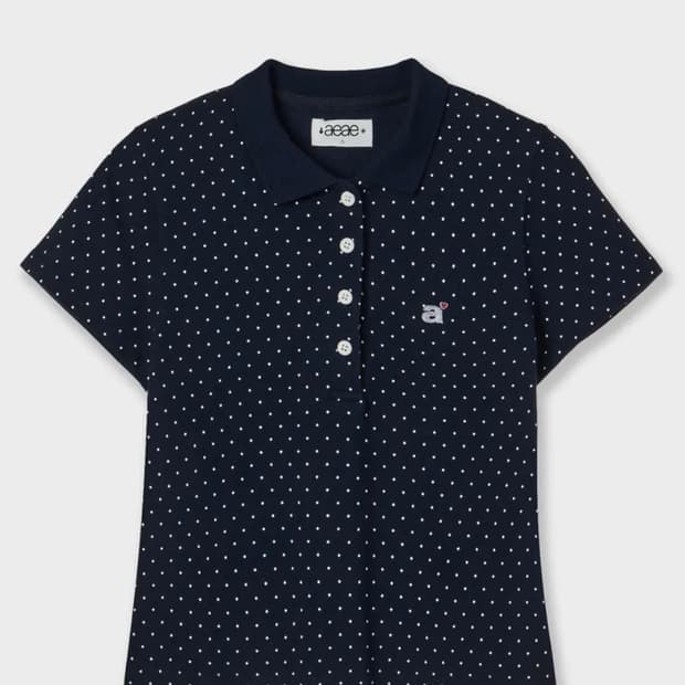 에이이에이 DOT PK T-SHIRTS [NAVY]