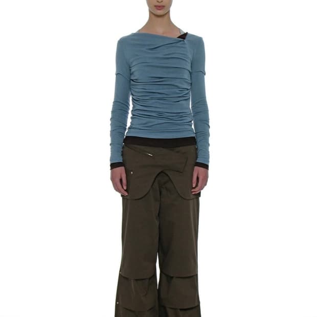 파르티멘토 파라슈트 팬츠 브라운 M