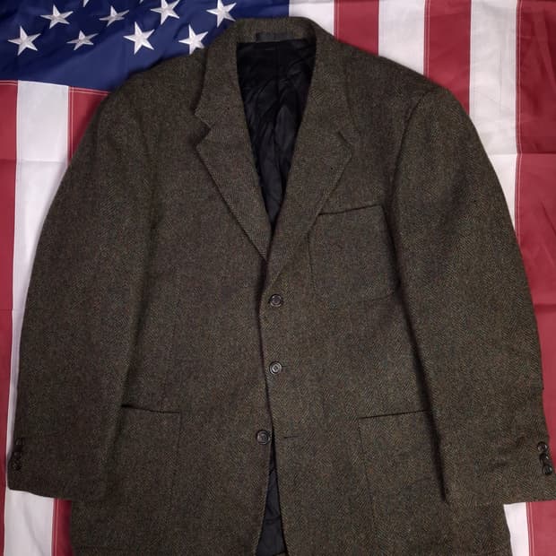 새제품 오리지날 미국제조 엘엘빈 신슐레이트 누빔 헤링본 블레이져