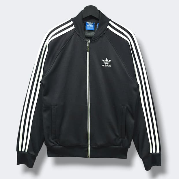 [100] 아디다스 블랙&화이트 오리지널 슈퍼스타 트랙탑 져지