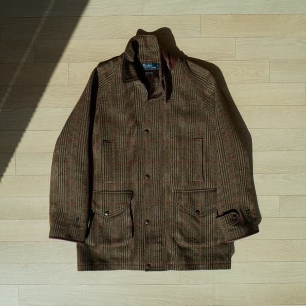 폴로 랄프로렌 트위드 카코트 (Italy made, 105~110)