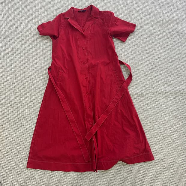 95 빈폴 벨트 셔츠 원피스 0416D