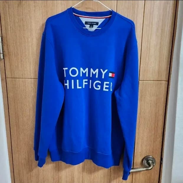 (L)타미힐피거 기모 맨투맨