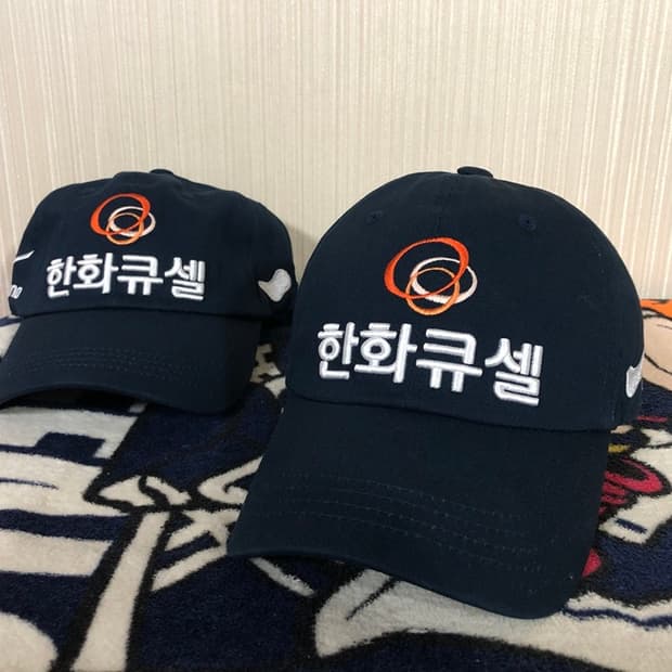 미즈노 한화큐셀골프단 프로골퍼 모자/캡(네이비)