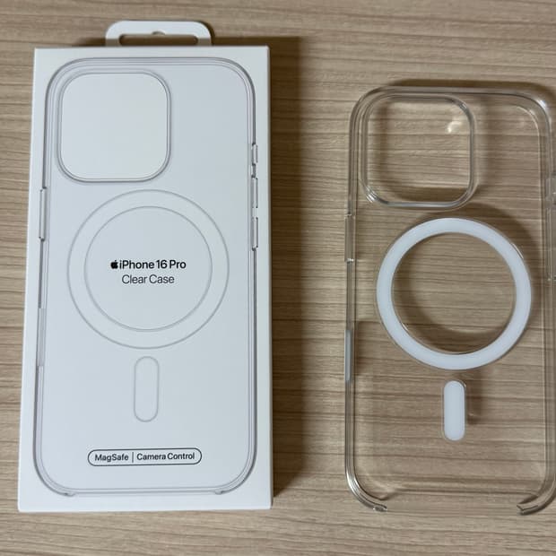 애플 정품 투명케이스 16프로