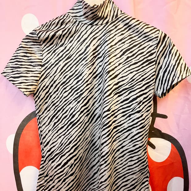 jpn 지브라 반소매 티셔츠