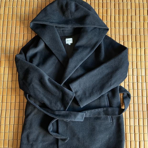 조르지오 아르마니 2001 후드 코트