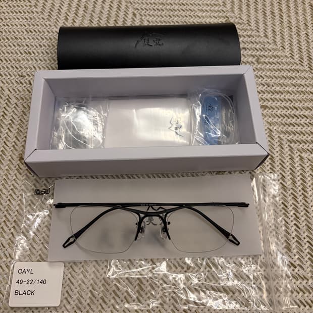 케일 cayl 미완경 트랜지던스 안경