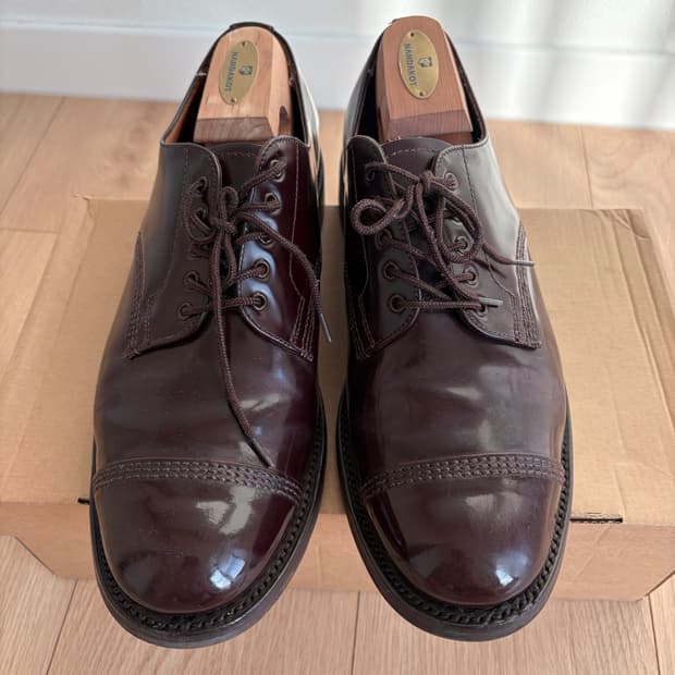 [UK7.5/265]샌더스 밀리터리더비 버건디(1128R)