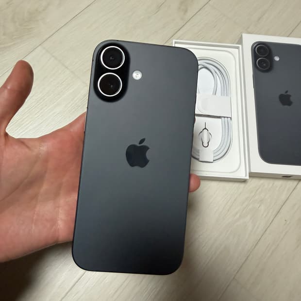 아이폰17일반 블랙 256 풀박스 홍콩판 카메라무음