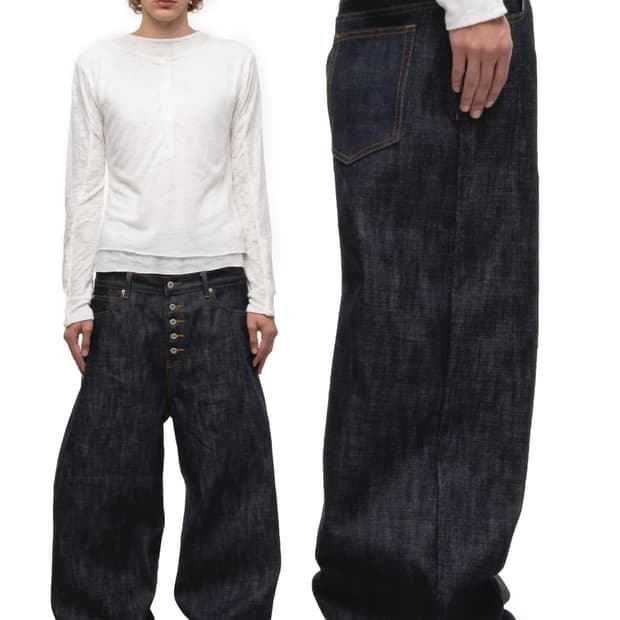 nofaithstudios 노페이스스튜디오 루즈핏 셀비지 데님