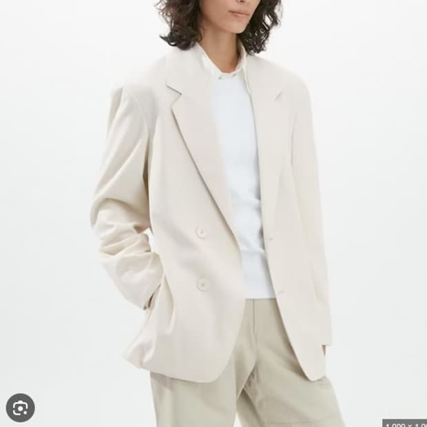 유니클로 U 테일러드 져지 자켓