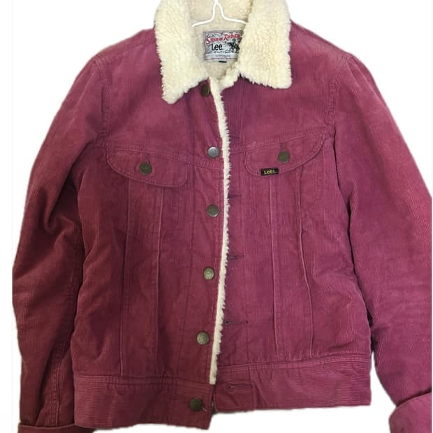 Lee 코듀로이 자켓 핑크