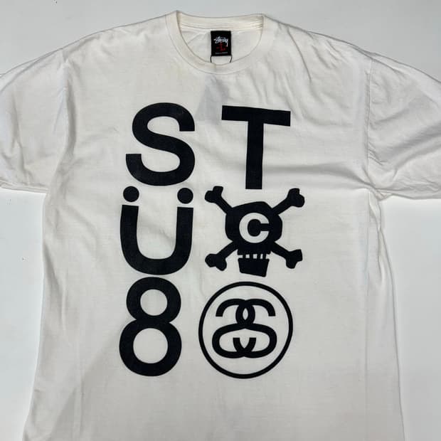 스투시 00s 하프 티