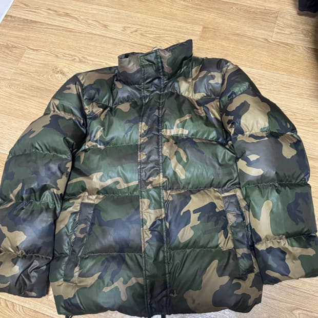 칼하트 카모패딩 L