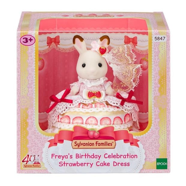 실바니안 40주년 딸기케이크 초콜릿토끼