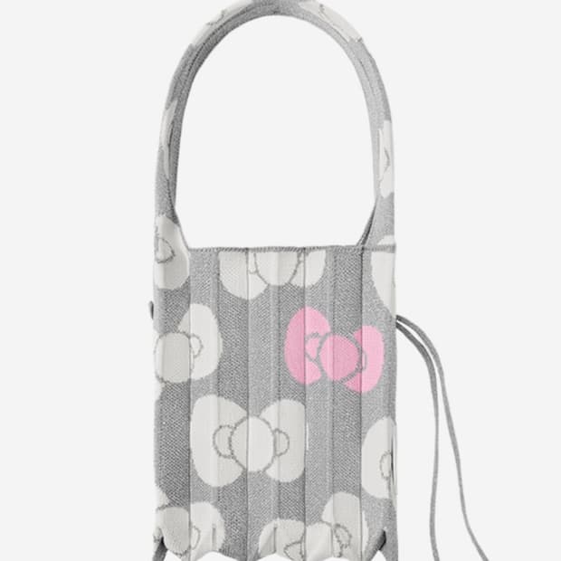 조셉앤스테이시 헬로키티 플리츠 니트백 스몰 새상품