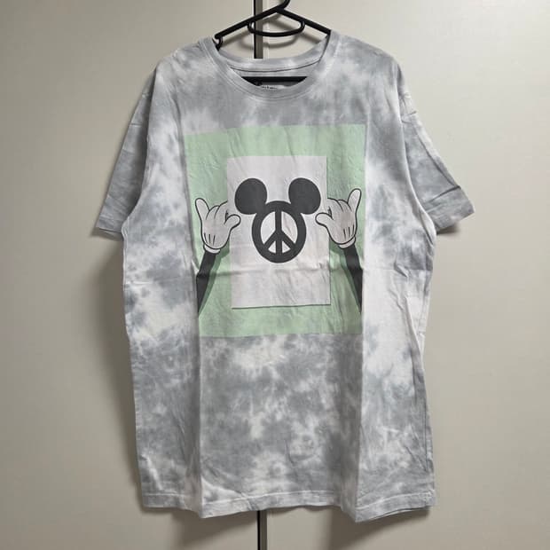 Disney 빈티지 타이다이 반팔 티셔츠 L(100)