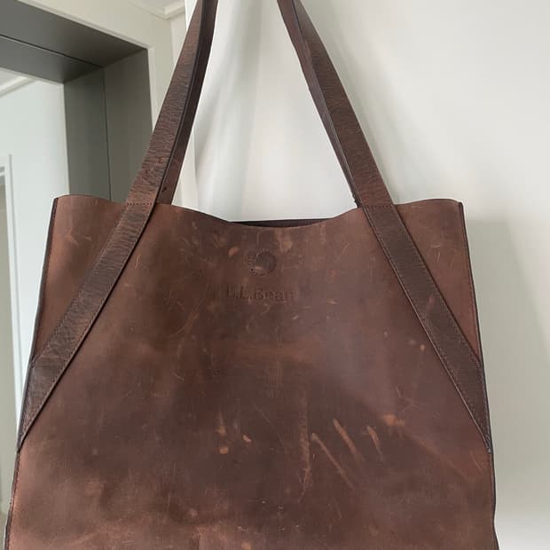 엘엘빈(LLbean) 가죽 토트백