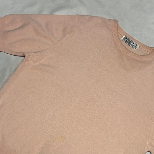 44 버버리 울 니트 반팔 