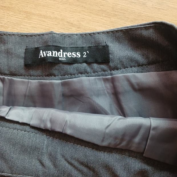 Avandress 어반드레스 플리츠 그레이 스커트