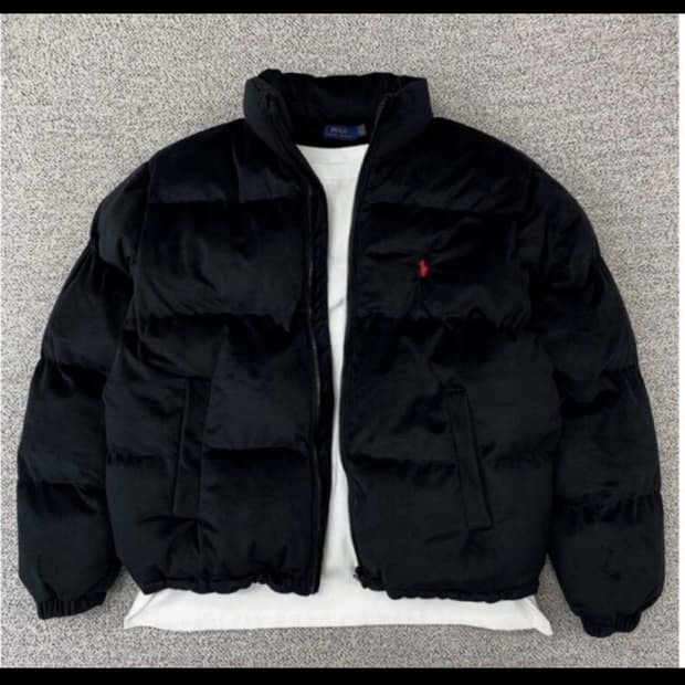 폴로벨벳스웨이드패딩삽니다