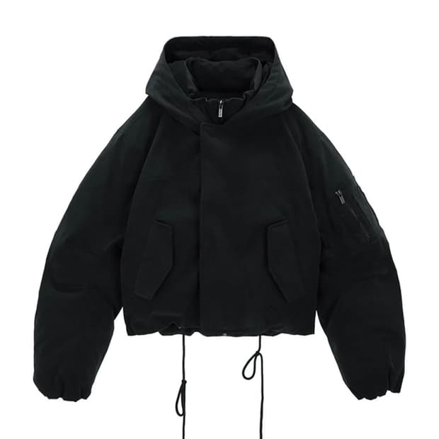 (W) Matin Kim Layered Hoody Bomber Down 
