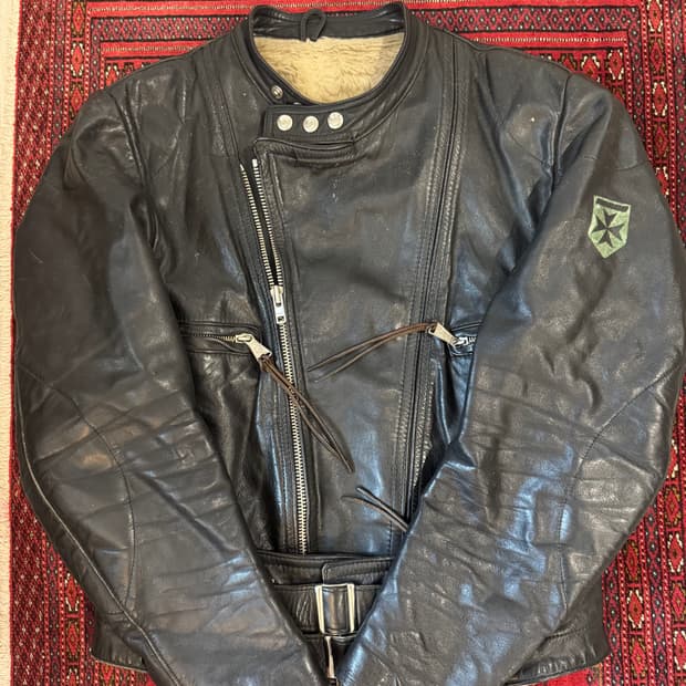 70s 빈티지 독일 바이커 자켓