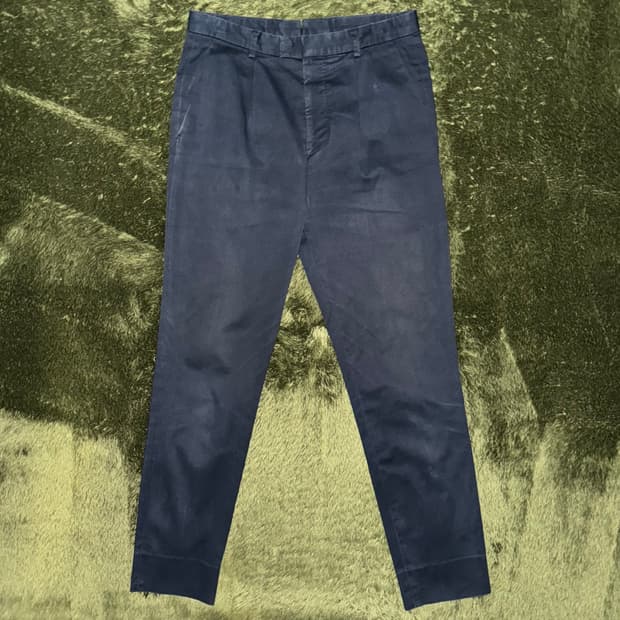 Hugo boss 휴고보스 재팬 빈티지 워싱 코튼 트라우저 네이비