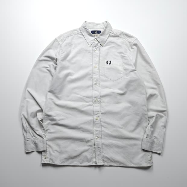 프레드페리 캐이즐리 헤이포드 옥스포드 셔츠 화이트 (M)