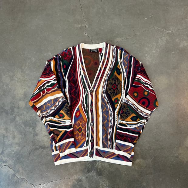 COOPI 케이블 니트 가디건