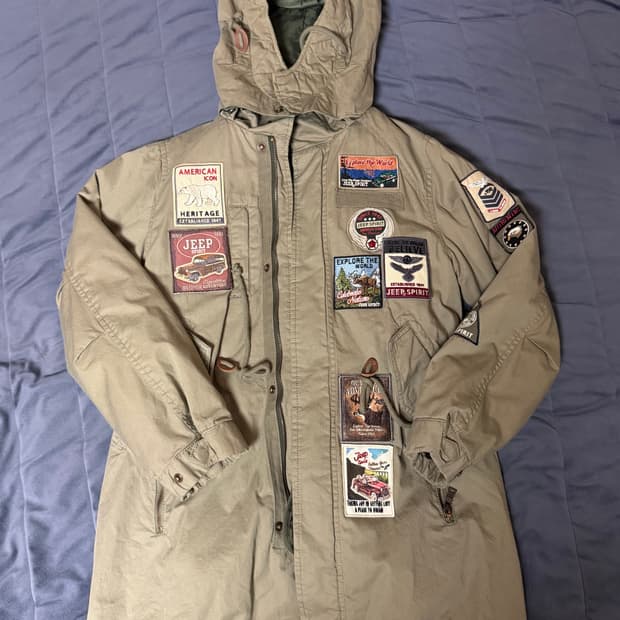 (새상품급)Jeep 스피릿 와펜 야상 자켓 SM