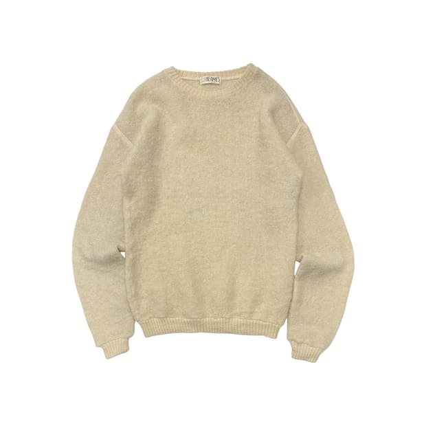 JPN boucle knit sweater