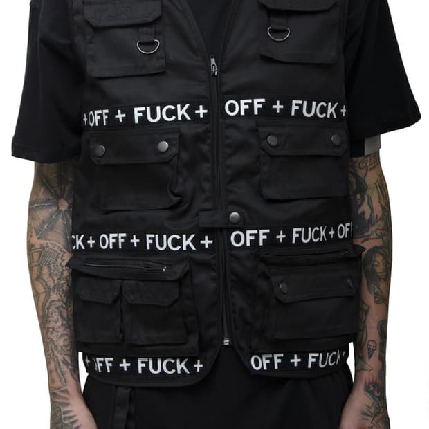 Ian Connor fuck off vest 이안코너 퍽오프 베스트