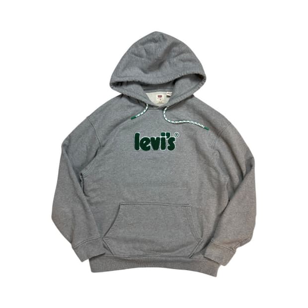 (M) 리바이스 빈티지 레터링 로고 후드티 TH-012