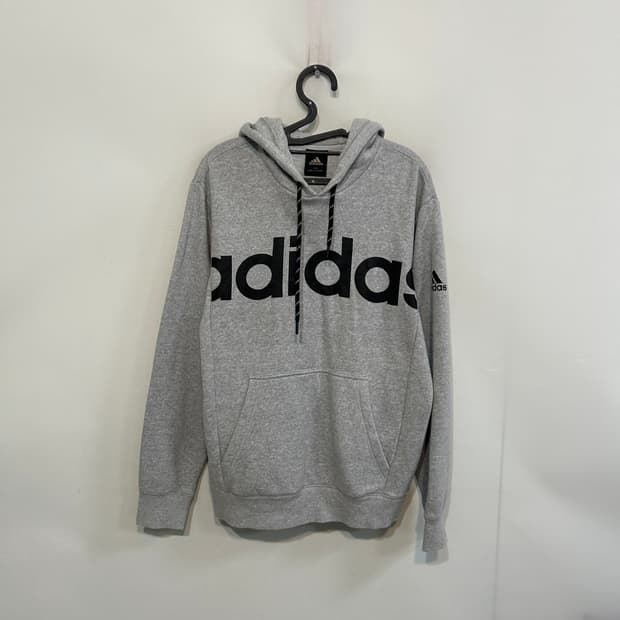 아디다스 남성 기모 후드티 100
