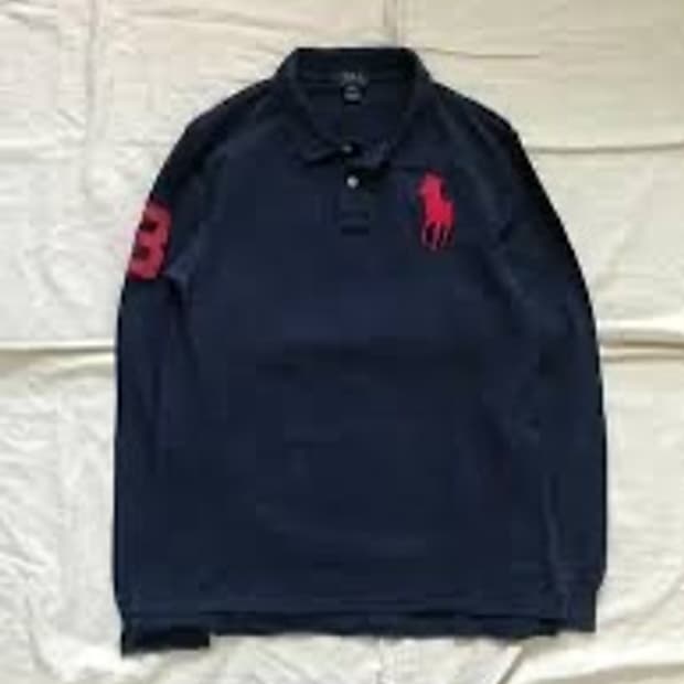 폴로 빅포니 카라티 네이비 xl