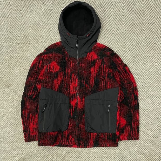 스파이더 패턴 후리스 v 0033